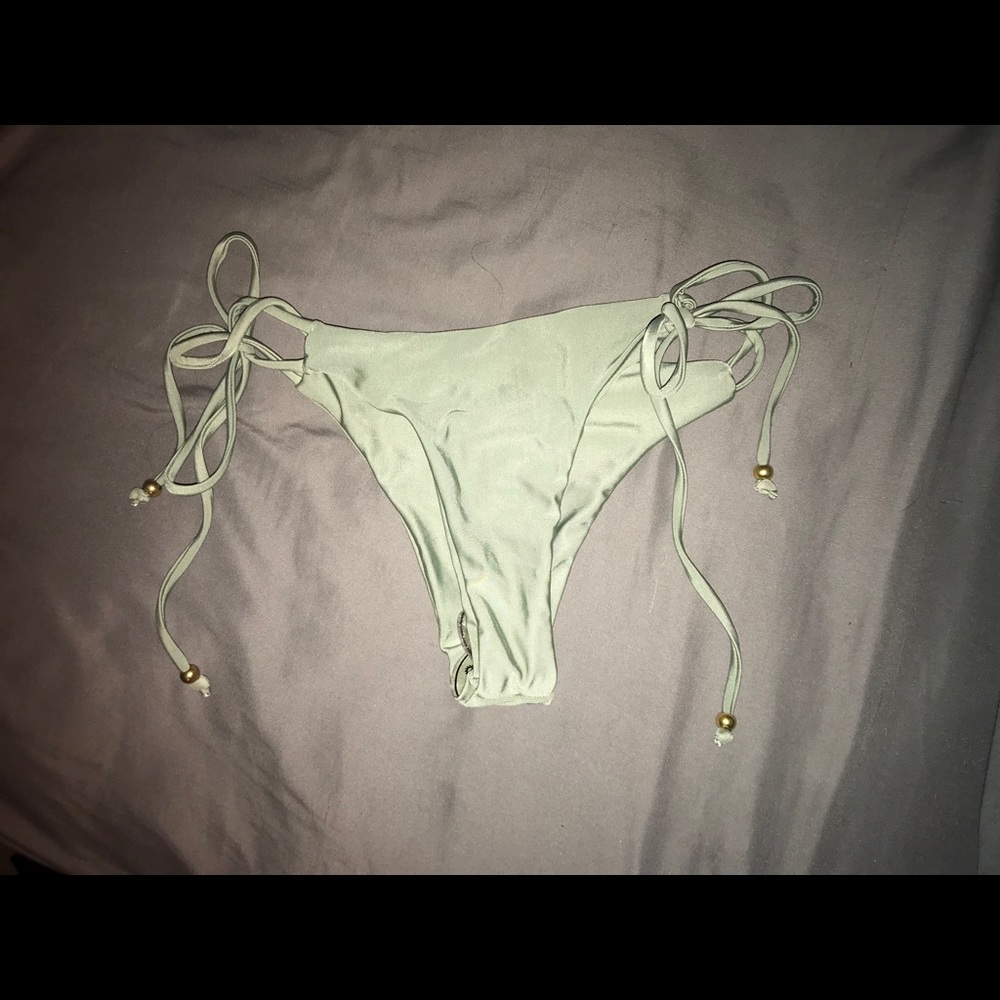 Olive green Brazilian bikini bottoms
